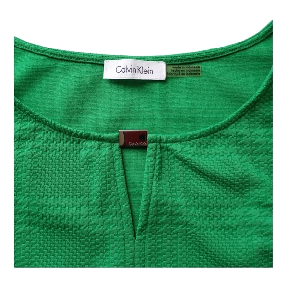 Calvin Klein Women's Green Sleeveless Top Size L - Picture 3 of 9